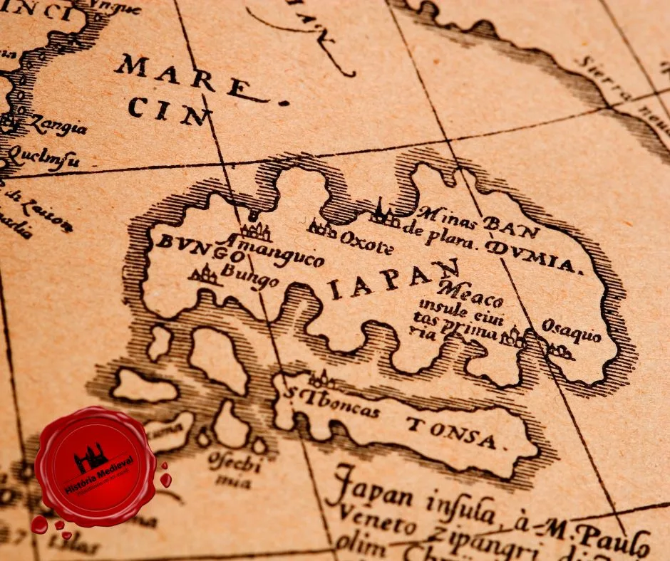 Mapa Japão - Getty Images (licença de assinatura)