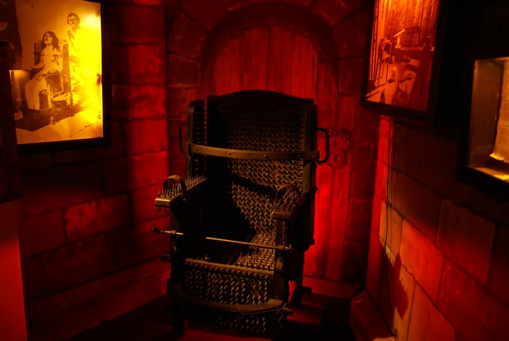 Cadeira Inquisitorial - Museu da Tortura (Amsterdam)