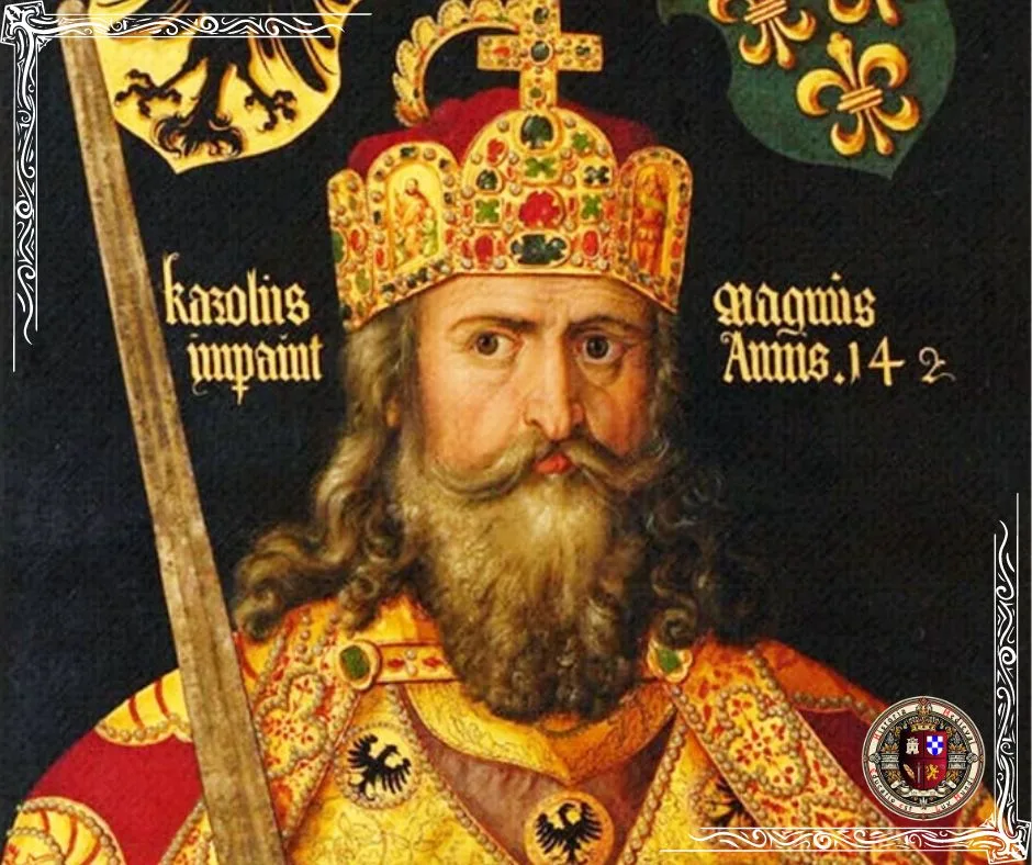 Imperador Carlos Magno por Albrecht Dürer Museu Nacional Alemão