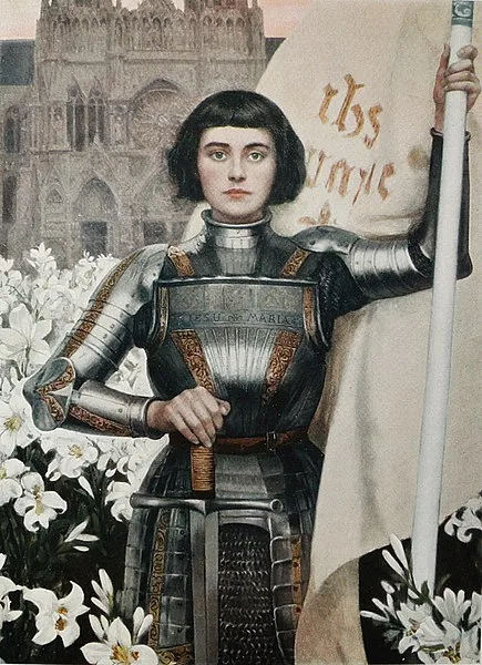Joana D'Arc - gravura da revista Figaro Illustre - Albert Lynch - ( domínio público