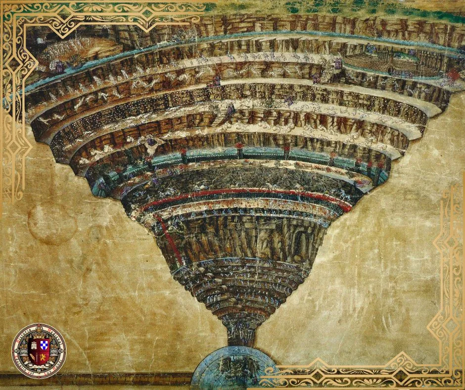 O Mapa do Inferno - Sandro Botticelli