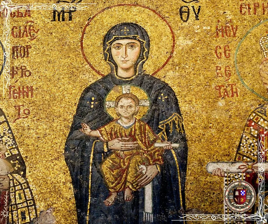 Mosaico bizantino em Hagia Sophia em Istambul - (licença de uso paga Imagens Getty)