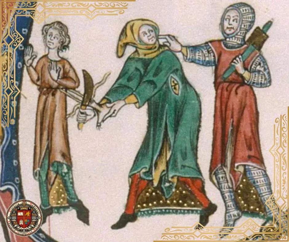 Pegando um ladrão neste manuscrito do século XIV – British Library MS Adicional 49622 fol. 153r  Postagens relacionadas