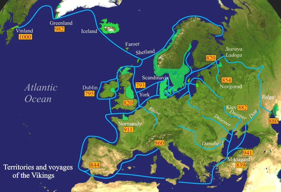 Mapa Viking