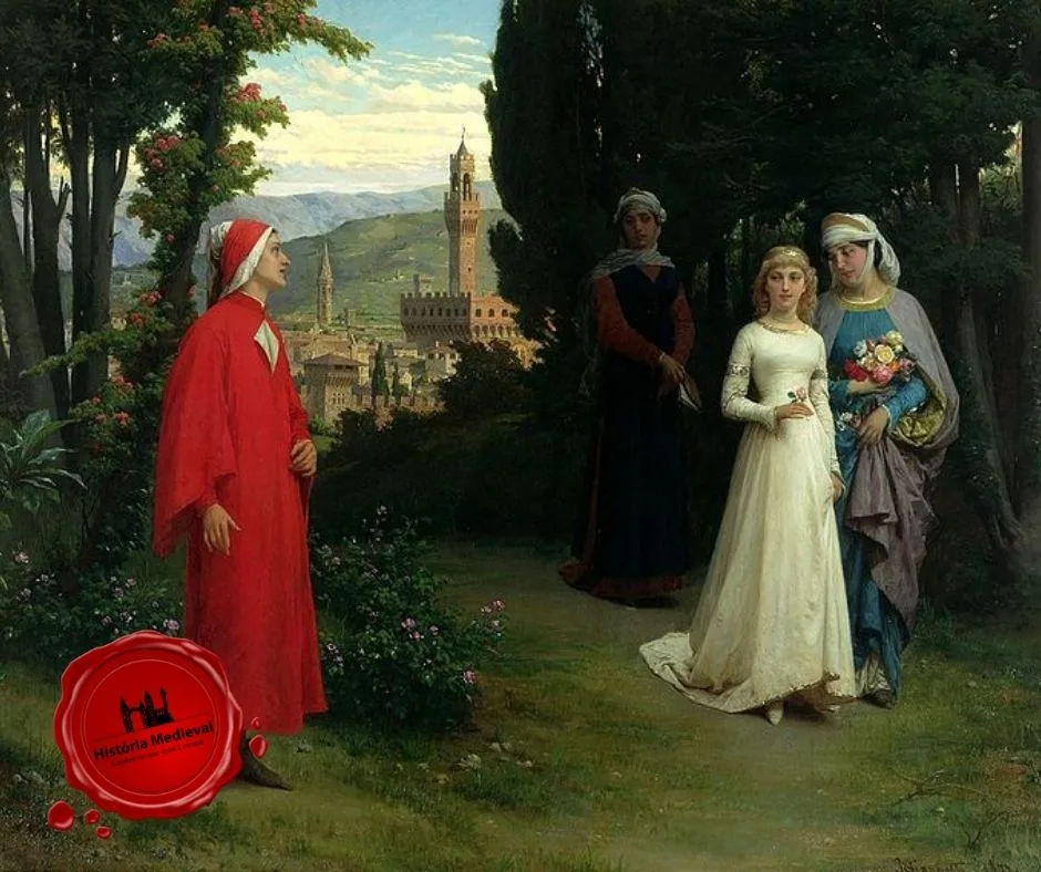 Primeiro encontro de Dante e Beatrice
