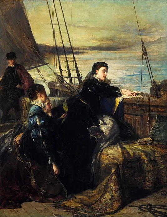 Mary, Queen of Scots: The Farewell to France Robert Herdman1869