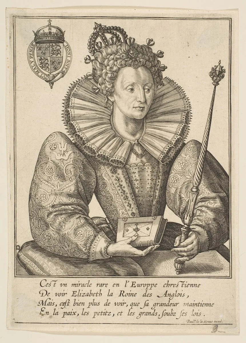 Rainha Elizabeth I da Inglaterra por Frans Huys