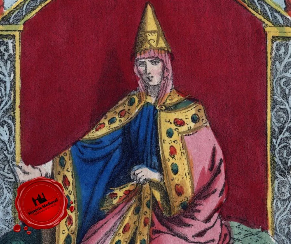 Retrato de Matilda da Toscana também conhecida como Matilda de Canoss (Matilde ou Mathilda) (1046 - 1115) nobre italiana - gravura de "Usos e costumes de todos os povos do universo. religião de todas as nações desde os tempos mais remotos até os dias atuais ". (Foto de Stefano Bianchetti / Corbis via Getty Images)