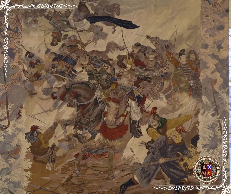 A invasão mongol por Kawashima Jimbei II (Wikimedia Commons)