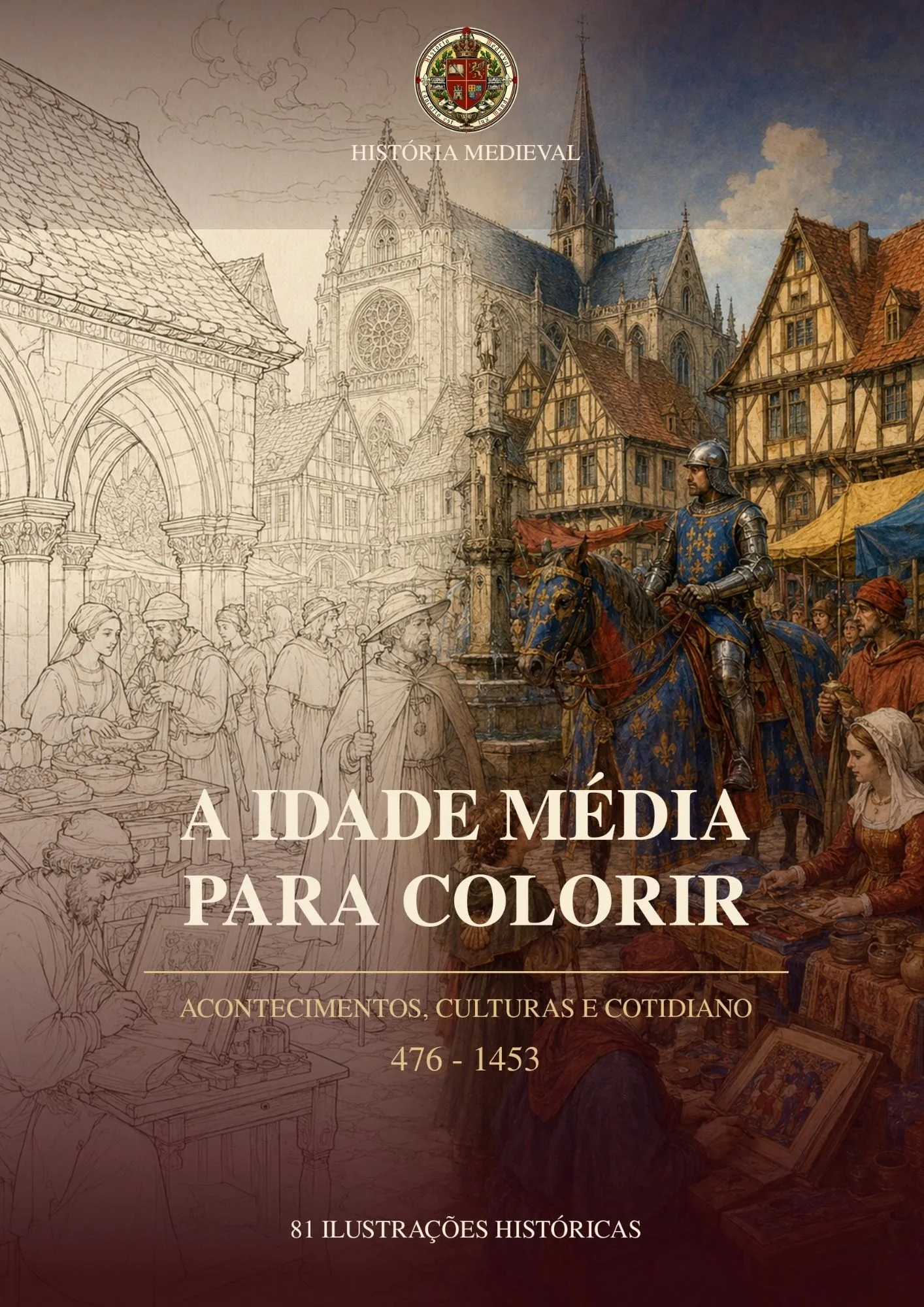 A Idade Média para Colorir